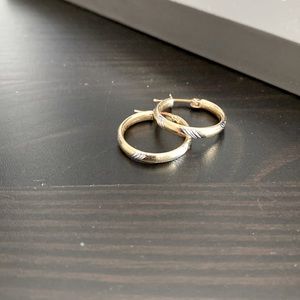 14k gold hoops